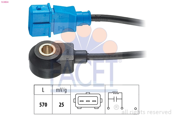 Sensor de detonação para Seat Toledo I 1L