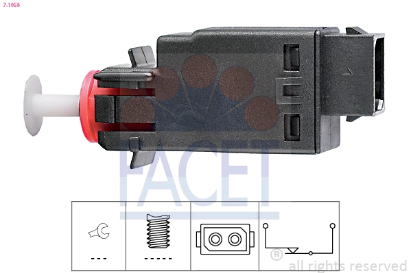 1378209 BMW Sensor de ativação do sinal de parada