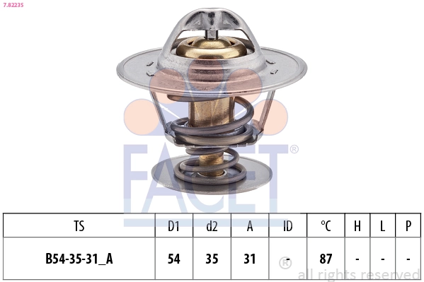 Termostato para Seat Ibiza I 021A