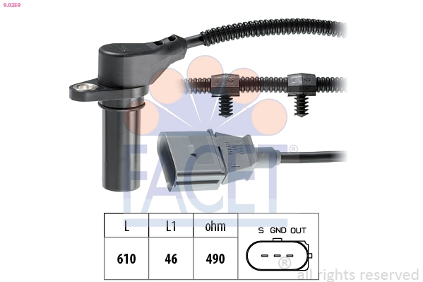 Sensor de posição (de revoluções) de cambota Skoda Fabia PRAKTIK 