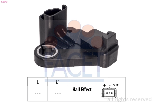 Sensor de posição (de revoluções) de cambota Ford Puma  J2K, CF7