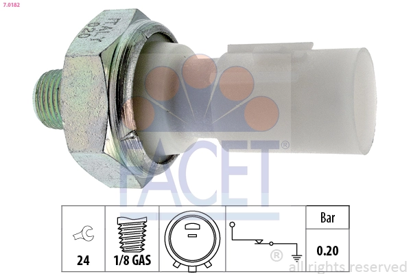 Sensor de pressão de óleo KIA Picanto II TA ao melhor preço