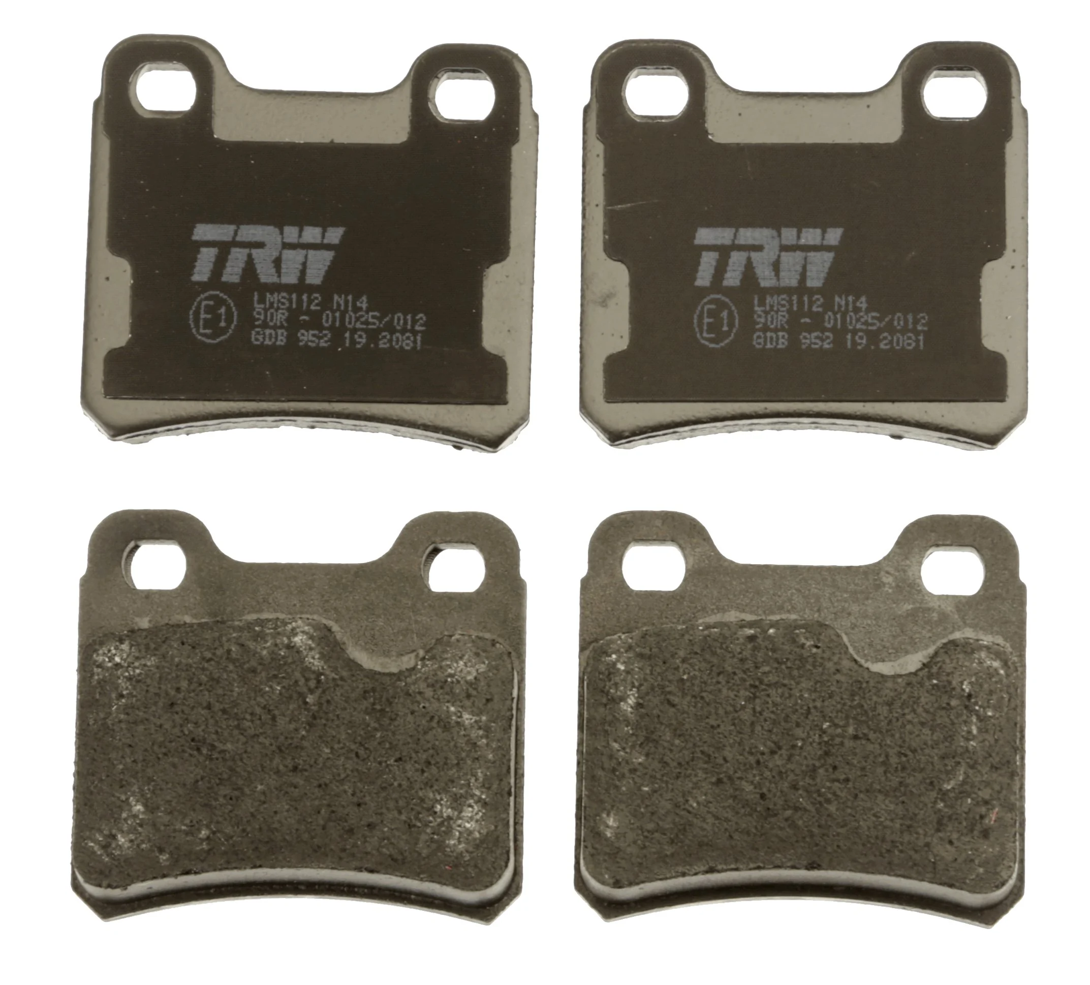 GDB952 TRW Sapatas do freio traseiras de disco