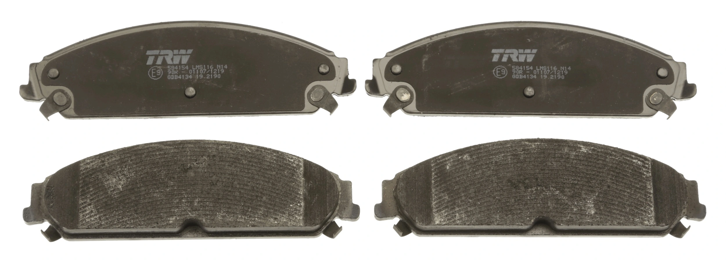 Sapatas do freio dianteiras de disco K05142558AB Fiat/Alfa/Lancia