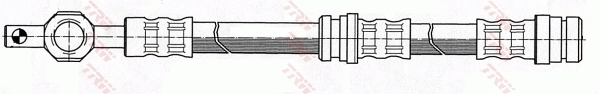  Mangueira do freio dianteira Mazda 626 III hatchback (GD) (1987 - 1992) III