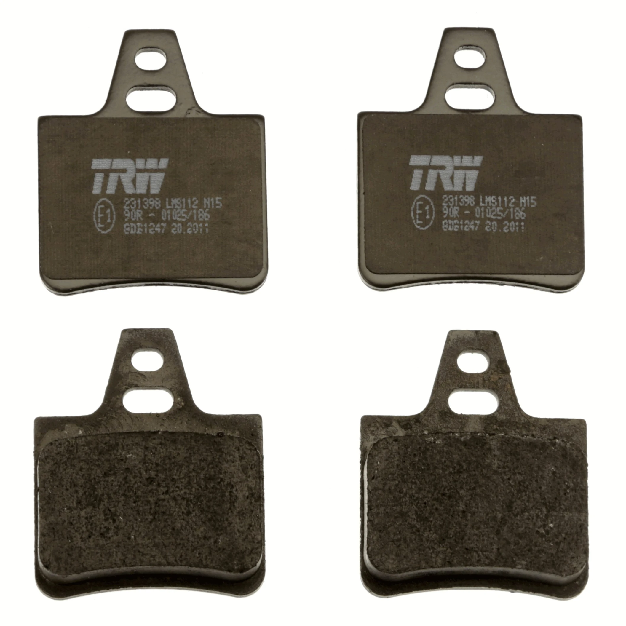 Sapatas do freio traseiras de disco Brembo DP61033
