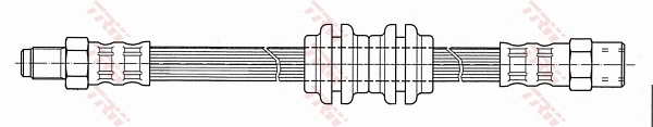 Mangueira do freio dianteira para Audi 100 C2 43