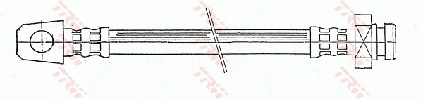 PHD380 TRW Mangueira do freio dianteira