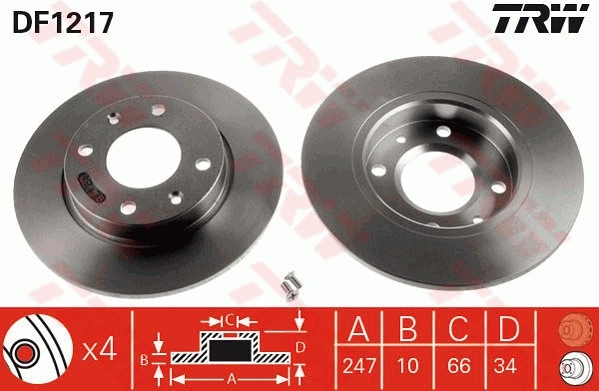 Compre DP61004 Brembo Sapatas do freio dianteiras de disco
