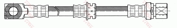 Mangueira do freio dianteira Opel Omega B 25, 26, 27