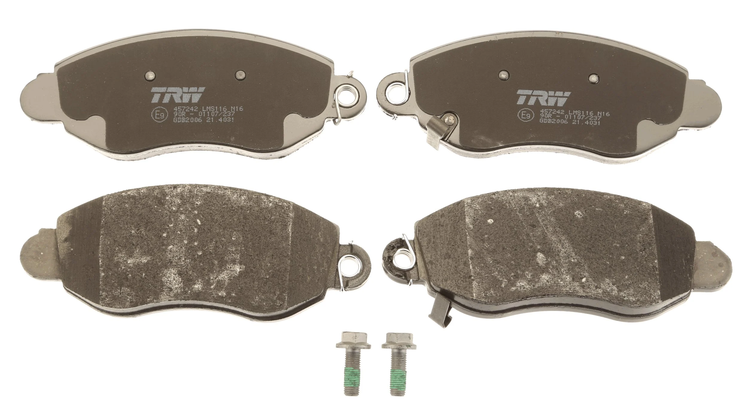 Sapatas do freio dianteiras de disco DP24018 Brembo