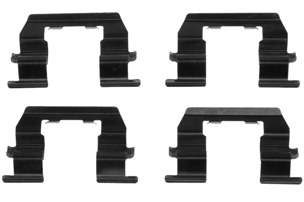  Kit de molas de fixação de sapatas de disco dianteiras Hyundai Getz hatchback (TB) (2002 - 2011) 