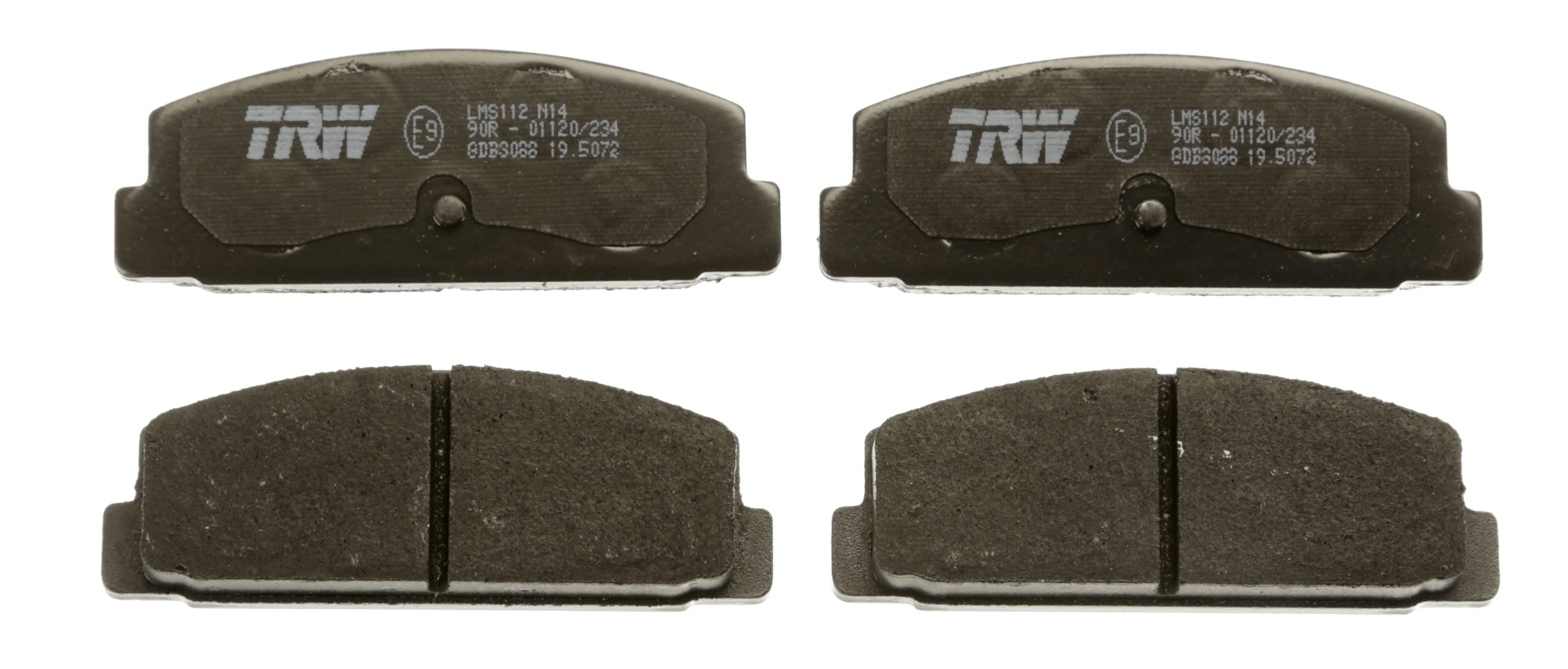 GDB3088 TRW Sapatas do freio traseiras de disco