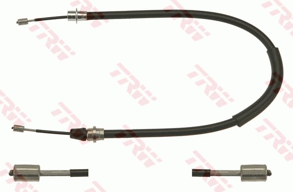 Compre Cabo do freio de estacionamento traseiro direito Peugeot 406 