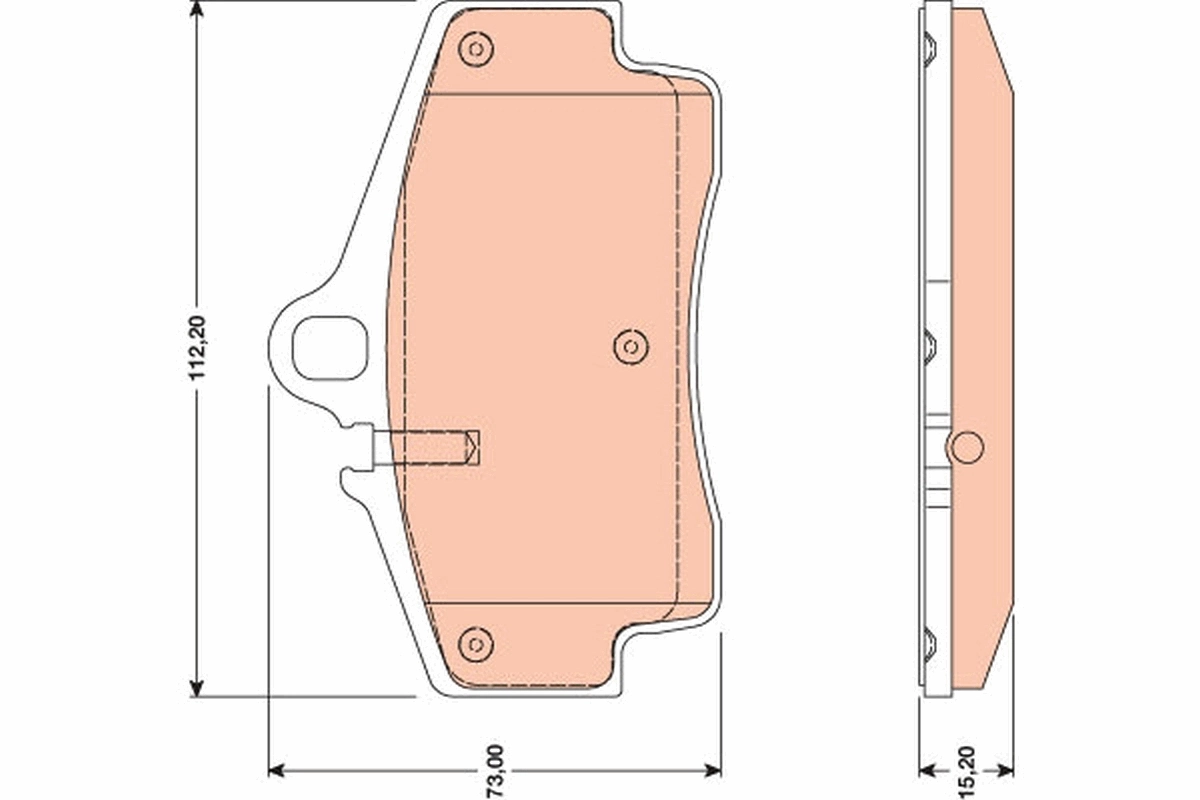 Sapatas do freio traseiras de disco para Porsche 911 Targa 997