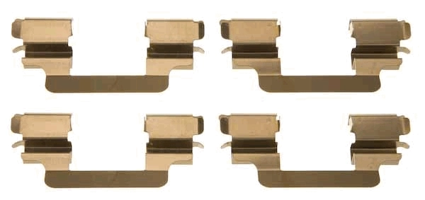 Kit de molas de fixação de sapatas de disco dianteiras para Peugeot 407  6D