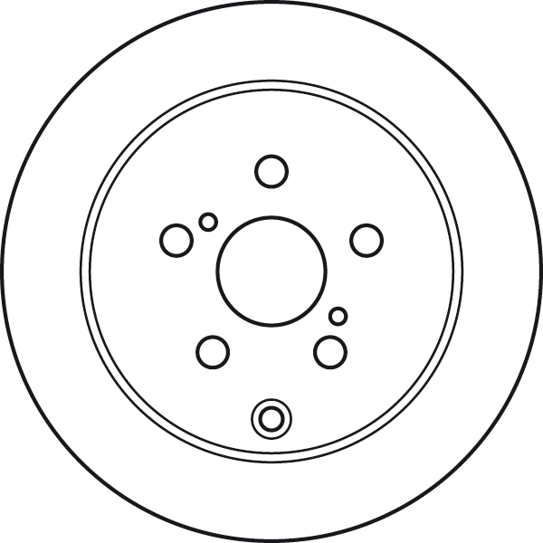  Disco do freio traseiro Toyota Prius hatchback (NHW20) (2003 - 2009) 