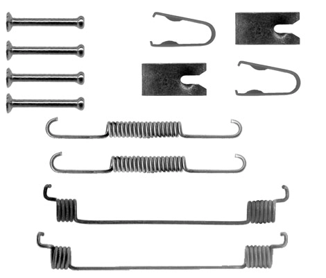 Mecanismo de aproximação (de auto-aproximação) das sapatas de tambor (kit de reparação levadiça) para Fiat Palio  178DX
