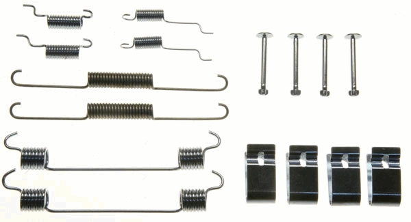  Kit de montagem das sapatas traseiras de tambor Ford Sierra II carrinha (BNG) (1987 - 1993) II