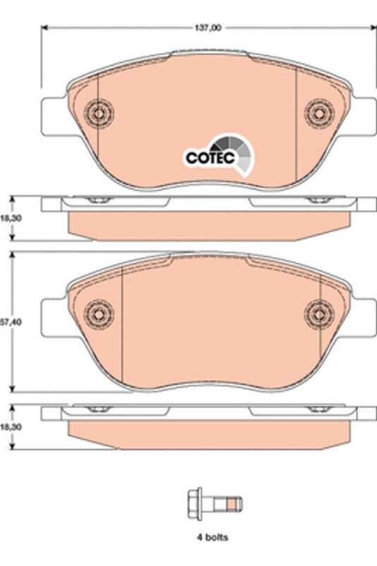  para Citroen C4  (LC)