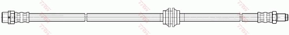 Mangueira do freio dianteira para BMW 7  E65, E66, E67
