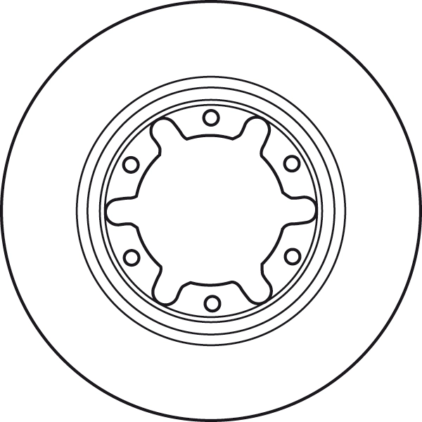  Disco do freio dianteiro Nissan Patrol SUV (Y61) (1997 - 2010) 