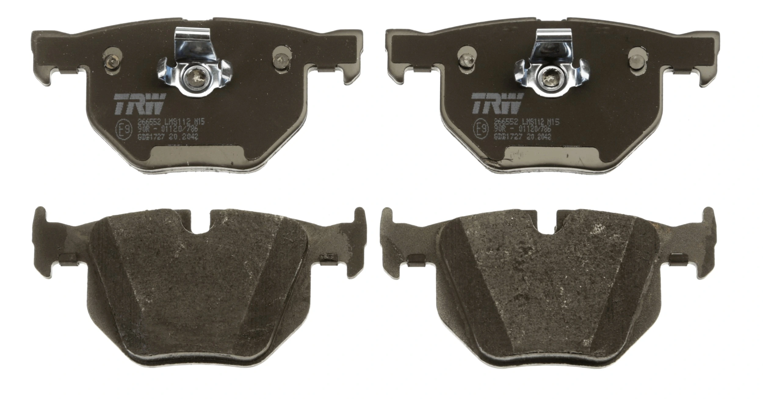 Compre Sapatas do freio traseiras de disco BMW 5 