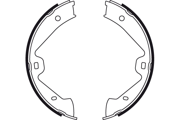  Sapatas do freio de estacionamento Volkswagen Touareg II SUV (7P5, 7P6) (2010 - 2017) II