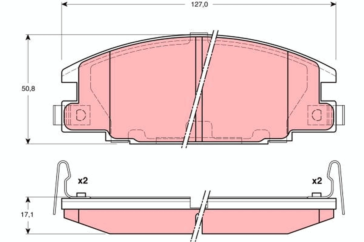 Sapatas do freio dianteiras de disco Isuzu Trooper preço, a partir de 23,81 USD