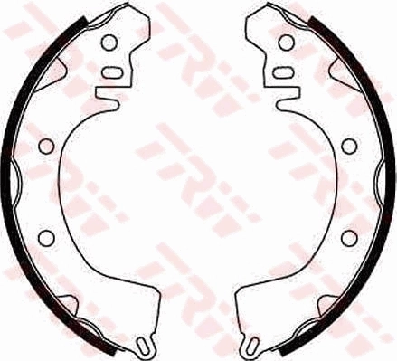Sapatas do freio traseiras de tambor para Mitsubishi Galant A16