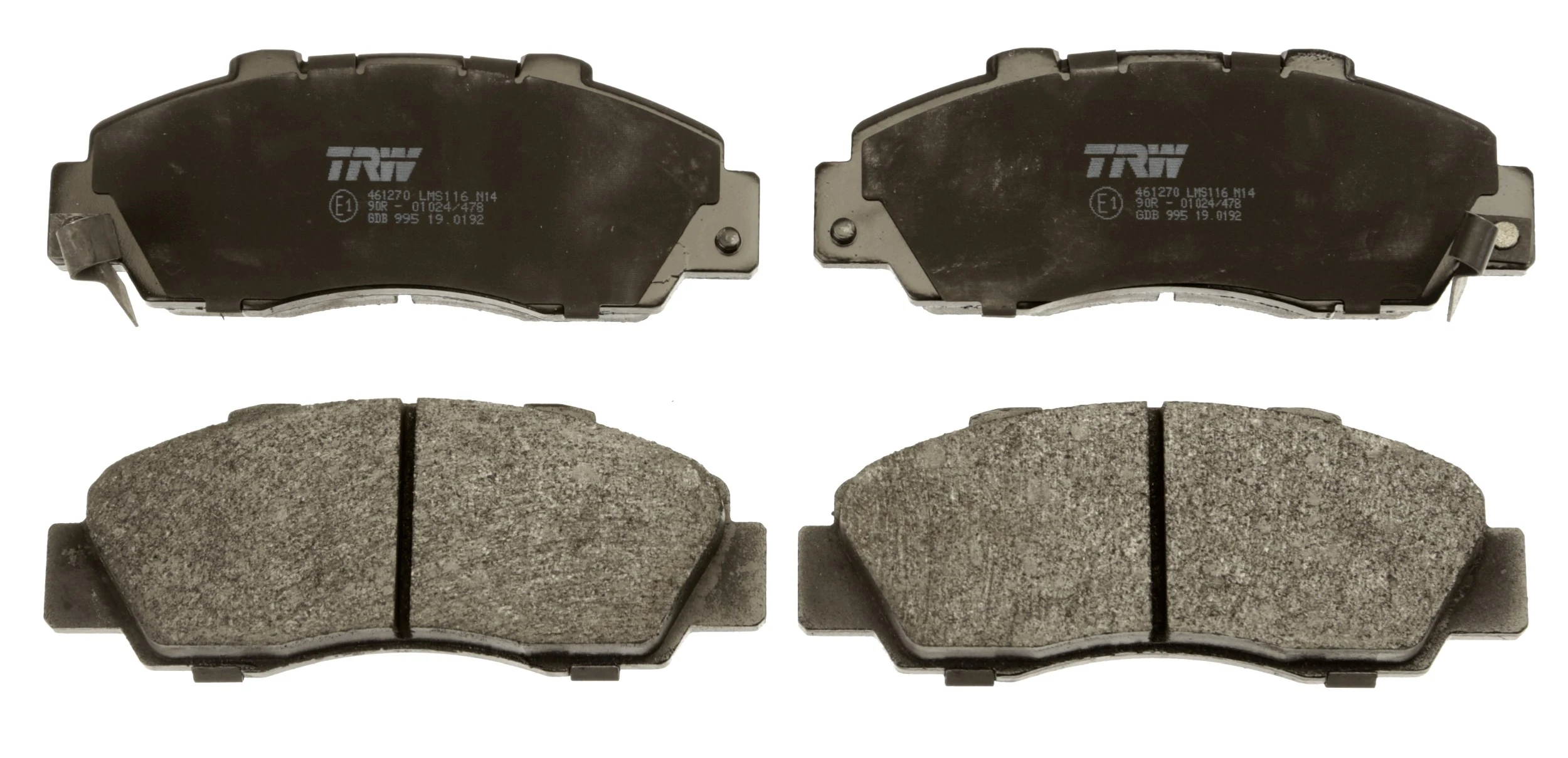 Sapatas do freio dianteiras de disco Honda Accord VI CG