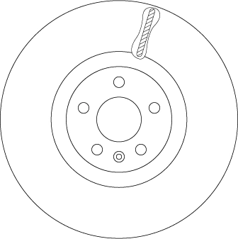 Disco do freio dianteiro para Volvo XC90 256