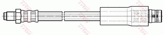 1650877080 Peugeot/Citroen Mangueira do freio traseira
