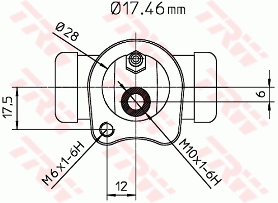 90235420 Hyundai/Kia Cilindro traseiro do freio de rodas de trabalho