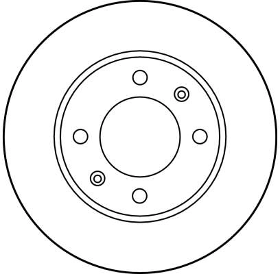 Disco do freio traseiro para Peugeot 205 I 741A, C