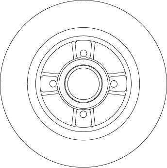  Disco do freio traseiro Renault Scenic I monovolume (JA0, JA1, FA0) (1999 - 2003) I