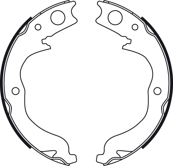 GS8753 TRW Sapatas do freio de estacionamento