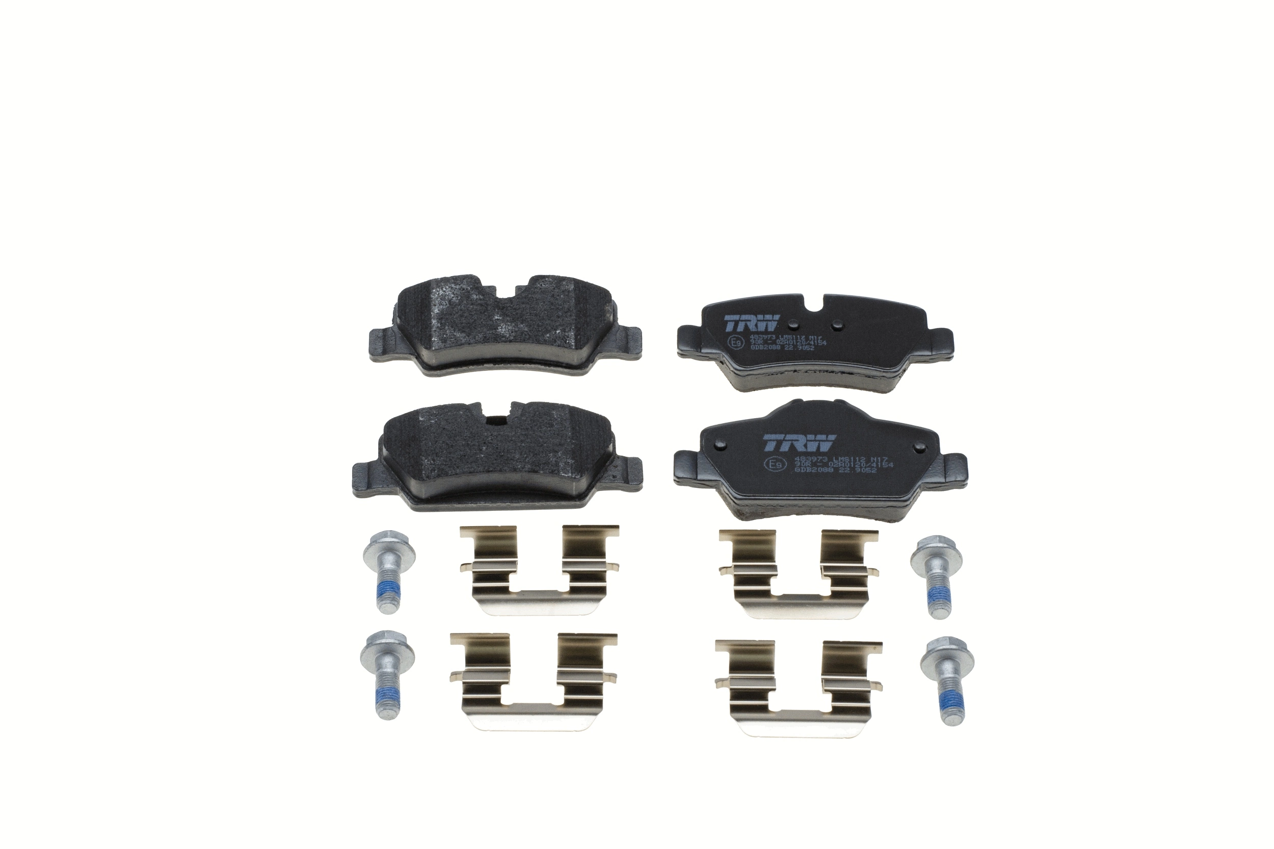 GDB2088 TRW Sapatas do freio traseiras de disco