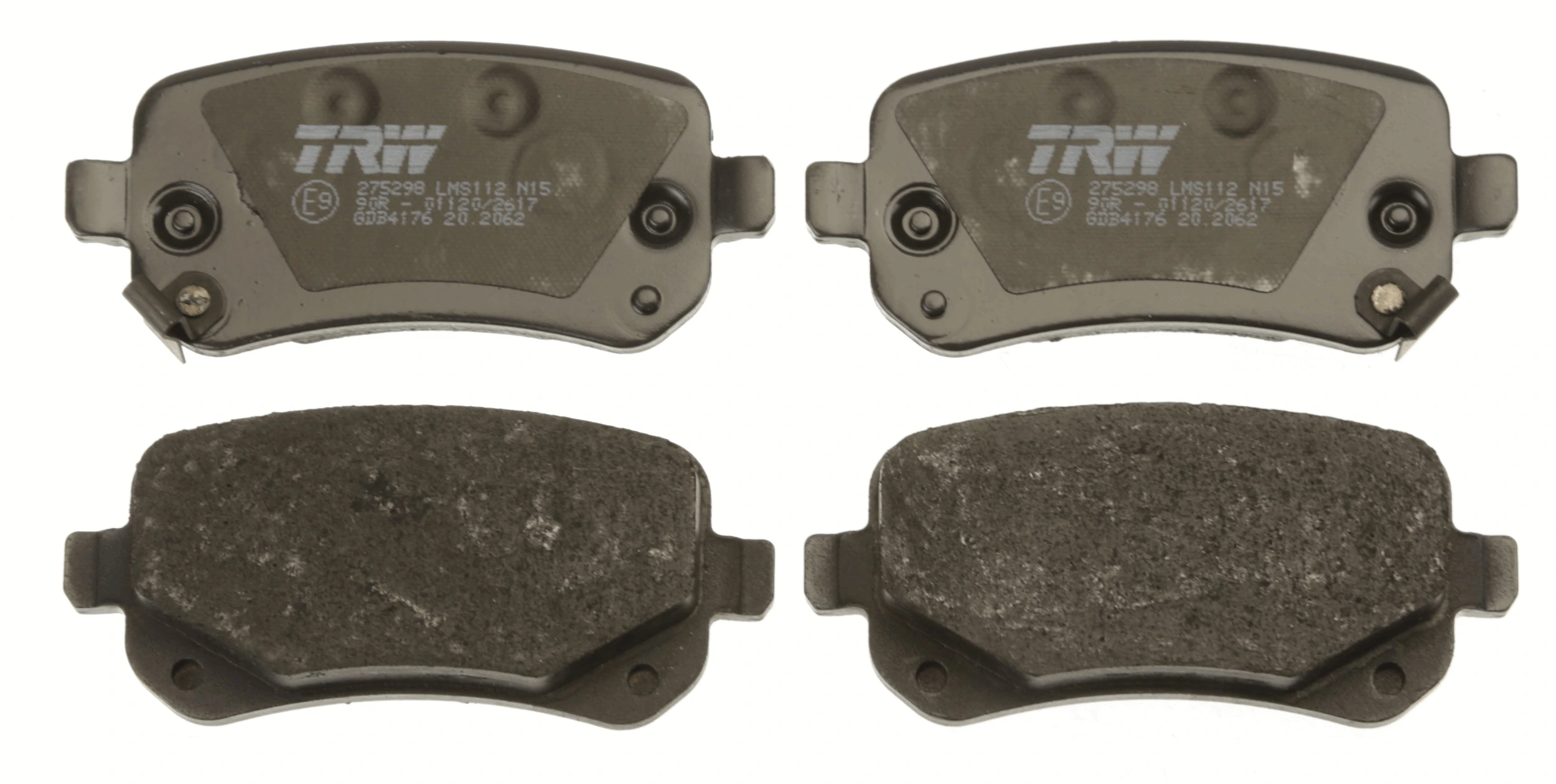 Sapatas do freio traseiras de disco K68044761AB Fiat/Alfa/Lancia