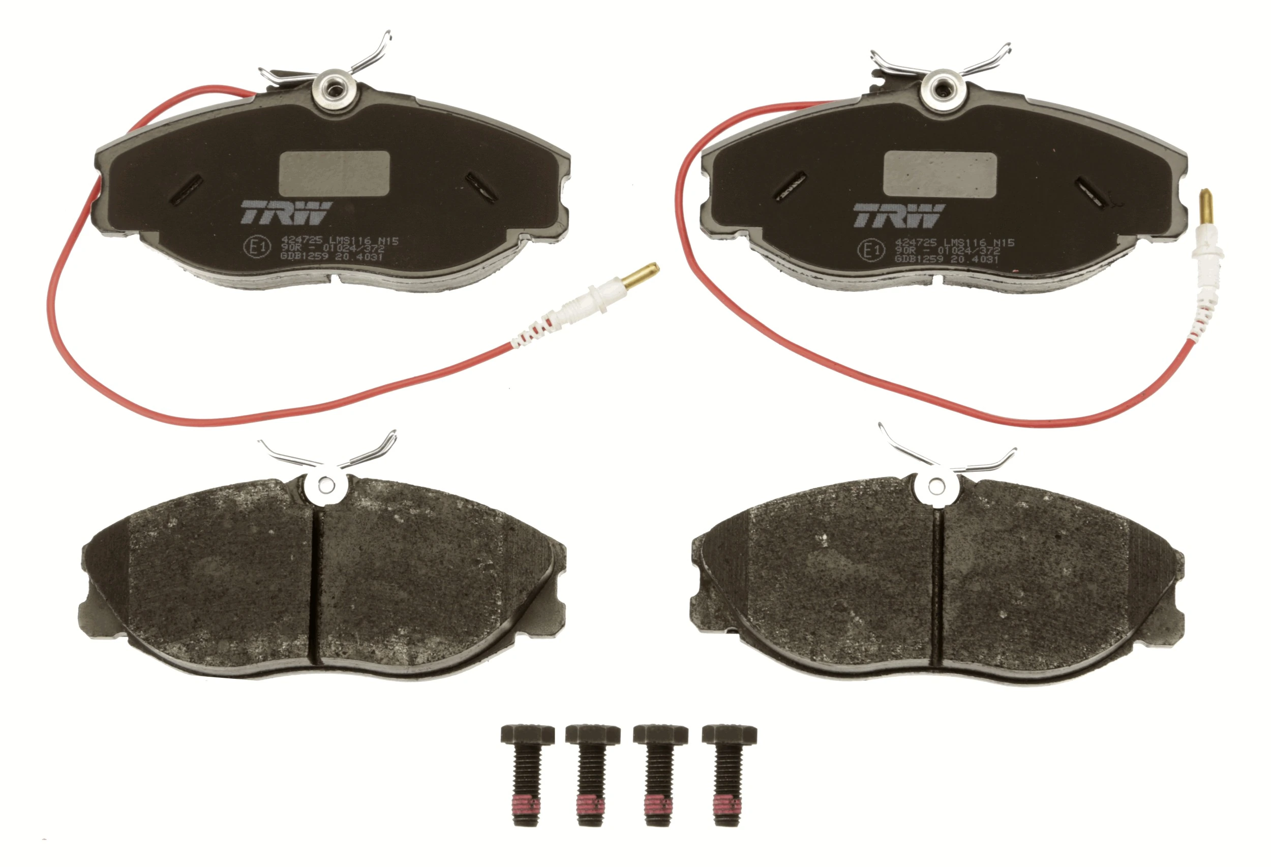 Sapatas do freio dianteiras de disco Brembo DP61017 preço, a partir de 28,30 USD