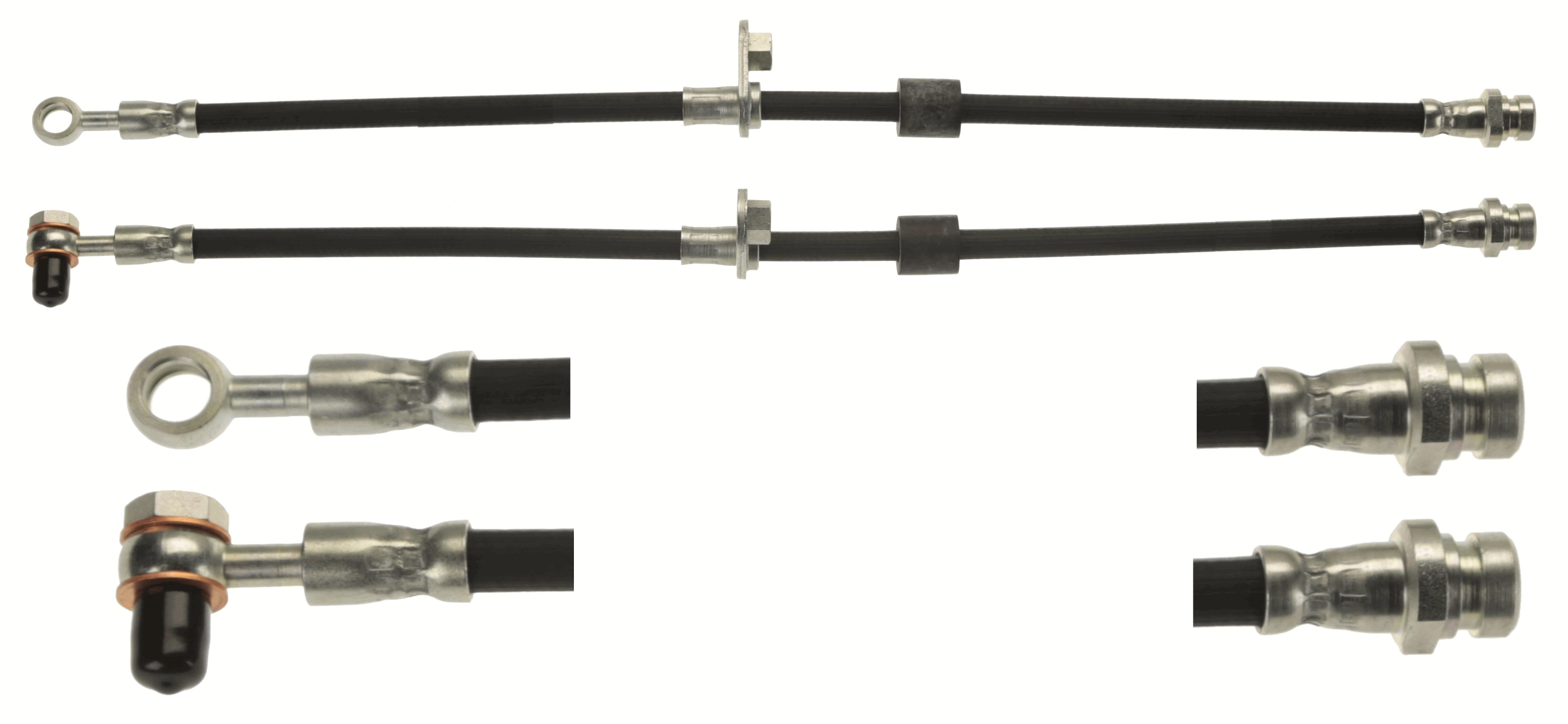  Mangueira do freio dianteira Mitsubishi Colt VI hatchback (Z3A) (2004 - 2008) VI