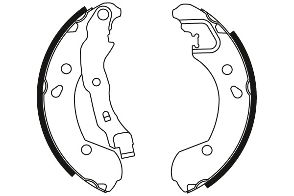Sapatas do freio traseiras de tambor Peugeot/Citroen 1611455080 preço, a partir de 36,77 USD