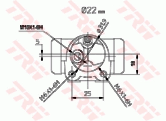 Cilindro traseiro do freio de rodas de trabalho Renault (RVI) 7702163417 preço, a partir de 8,81 USD