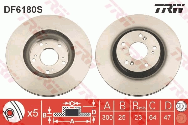 Disco do freio dianteiro Honda Civic VIII FN ao melhor preço