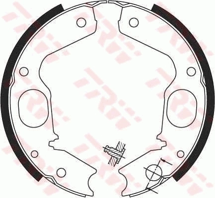 Compre MB618915 Chrysler Sapatas do freio de estacionamento