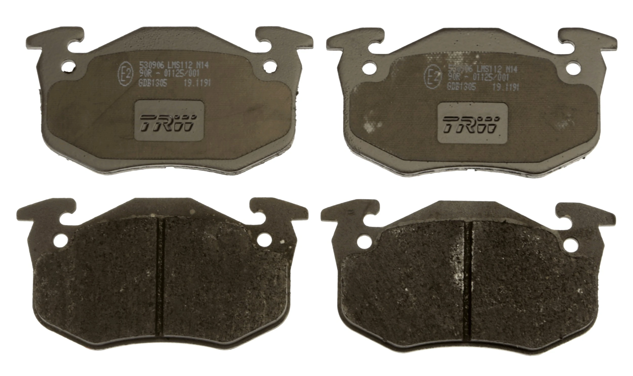 Sapatas do freio traseiras de disco Renault 19 II sedan (L53) (1992 - 1995) II