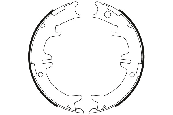 Sapatas do freio de estacionamento para Toyota RAV4 I Cabrio SXA 10