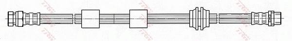  Mangueira do freio dianteira Opel Frontera A SUV (5SUD2) (1991 - 1998) A
