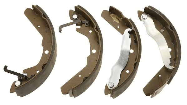 Sapatas do freio traseiras de tambor Volkswagen Transporter T3 24, 25, 251