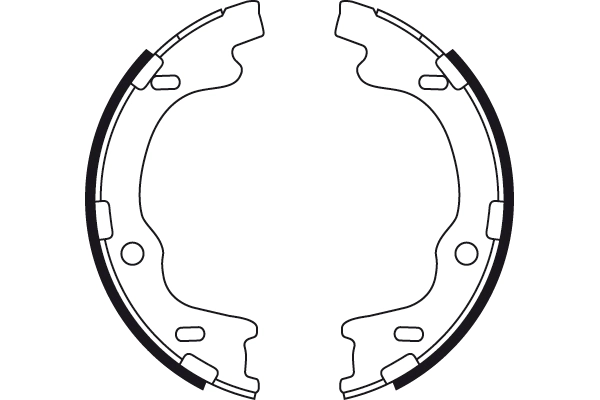  Sapatas do freio de estacionamento Hyundai I30 carrinha (FD) (2007 - 2011) 